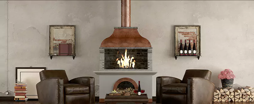 Thelin Hearth Products Providence Pellet Insert Fireplace Installation in Kyle, TX