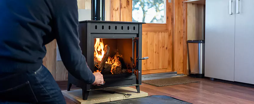 Open Hearth Wood Fireplace Installation in Kyle, TX